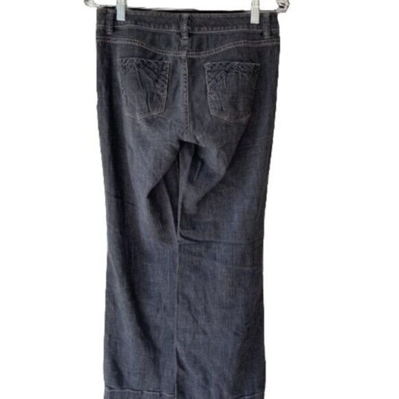 HIGH-RISE‎ SCULPT STRAIGHT CROP JEANS Blanc OS White House Black Market - Picture 2 of 7